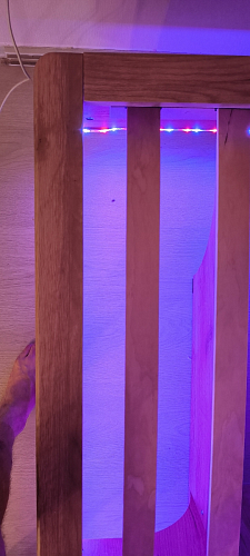 Двуспальная кровать Клауд 160х200 парящая дуб крафт золотой / антрацит фото покупателя 482