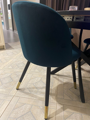 Стул на металлокаркасе Gabi 1 light purple / black фото покупателя 938