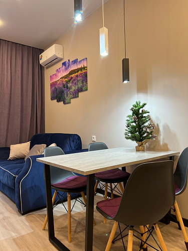 Деревянный стол Лота Лофт 120x75 дуб крафт табачный / черный матовый фото покупателя 815