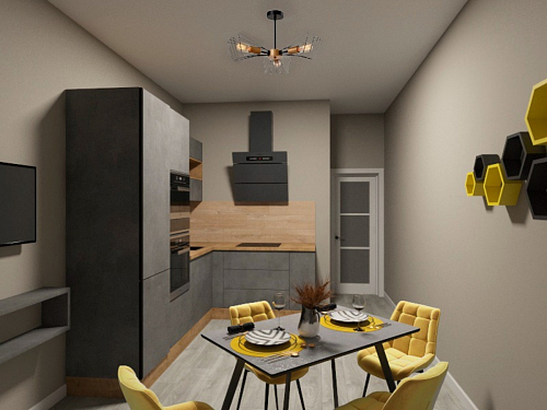 Стул на металлокаркасе Чилли К черный / зеленый фото покупателя 575