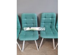 Стул на металлокаркасе Чилли горчичный / белый фото покупателя 569