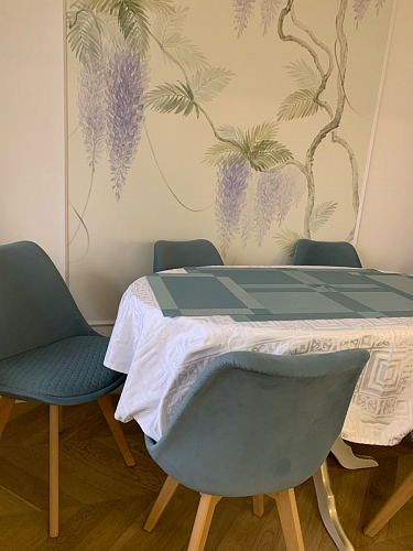 Стул Bonuss blue / wooden legs фото покупателя 59