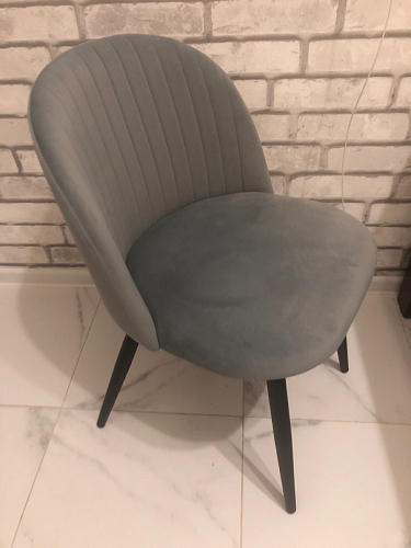 Стул на металлокаркасе Gabi gray / black фото покупателя 239