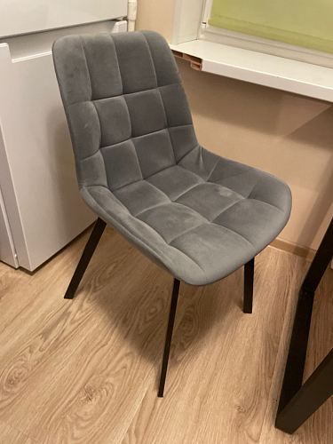 Деревянный стол Лота Лофт 140х80 черный матовый / бетон светлый фото покупателя 758