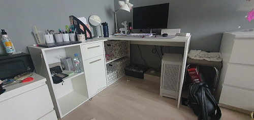 Письменный стол Лайт 03.245F белый гладкий 101 фото покупателя 68