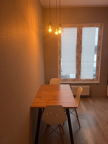 Стол раскладной Колон Лофт 120 32 мм дуб галифакс табако / черный матовый фото покупателя 85