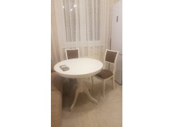 Стол раскладной Toskana 106 молочно-белый фото покупателя 12