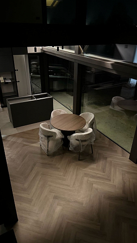 Стол Барел 100 орех кантри / черный фото покупателя 14