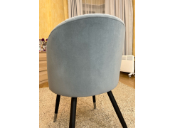 Стул на металлокаркасе Gabi 1 light blue / black фото покупателя 48