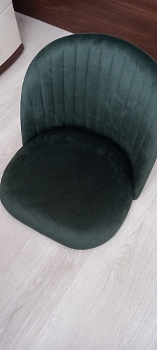 Стул на металлокаркасе Gabi 1 beige / black фото покупателя 936