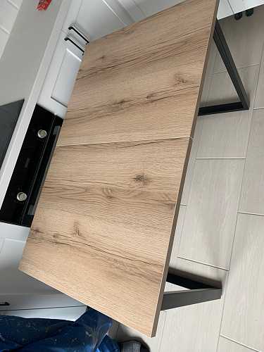 Деревянный стол Лота Лофт 120x75 дуб крафт табачный / черный матовый фото покупателя 266