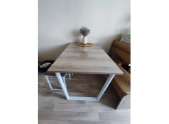 Деревянный стол Барон О 200 х 90 черная пленка шагрень / белый фото покупателя 44