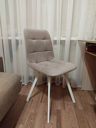 Стул на металлокаркасе Чилли зеленый / черный фото покупателя 926