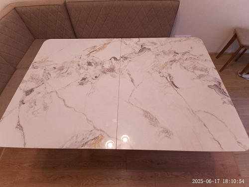 Стол на тумбе Бугун обсидиан / черный фото покупателя 53