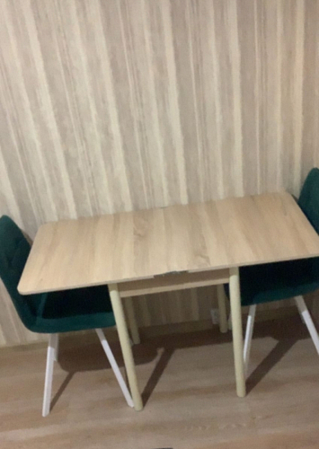 Стул на металлокаркасе Чилли черный / зеленый фото покупателя 1085