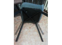 Стул на металлокаркасе Челси светло-серый / черный каркас фото покупателя 186