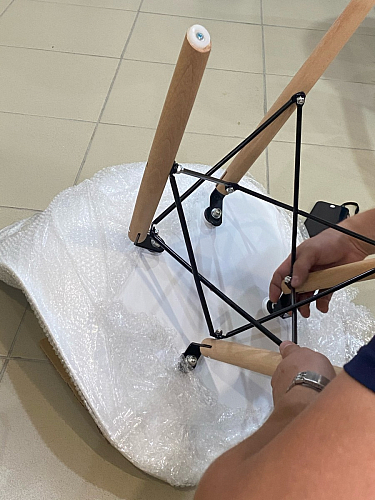 Стул Eames PC-015 белый фото покупателя 413