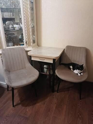 Стул на металлокаркасе Seda beige фото покупателя 1