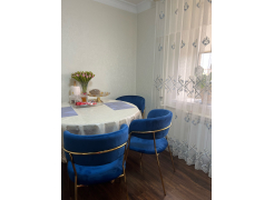 Стул на металлокаркасе Kamelia зеленый / золото фото покупателя 20