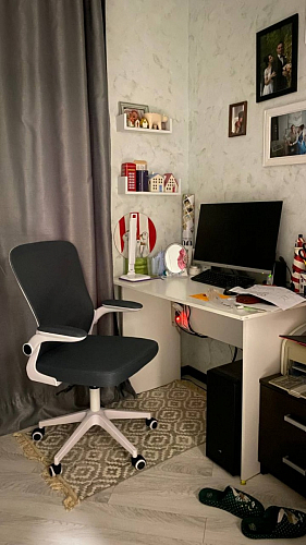 Компьютерное кресло Konfi light gray / white фото покупателя 53