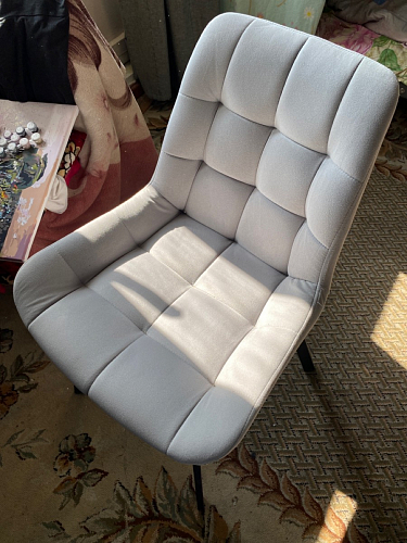 Стул на металлокаркасе Челси К крутящийся бирюзовый / черный фото покупателя 41