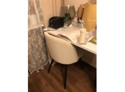 Стул на металлокаркасе Gabi 1 gray / black фото покупателя 785