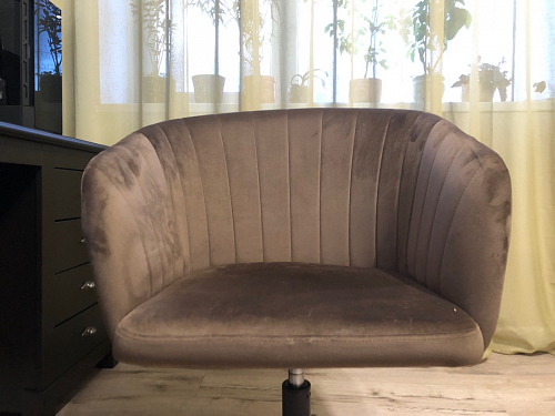 Компьютерное кресло Тибо 01 светло-коричневый / черный фото покупателя 84