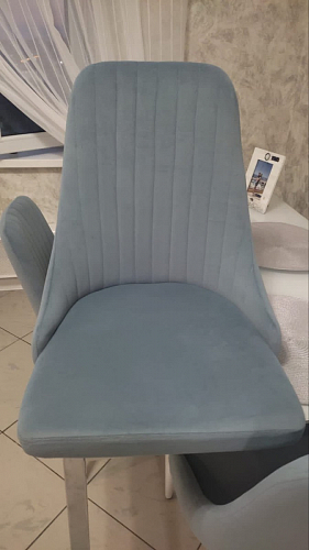 Стул на металлокаркасе Kora green / black фото покупателя 156