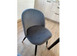 Стул на металлокаркасе Gabi 1 gray / black фото покупателя 317