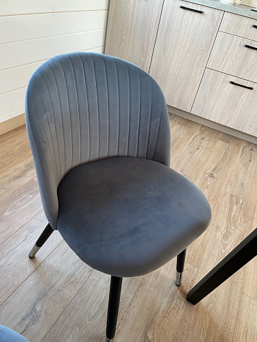 Стул на металлокаркасе Gabi 1 light purple / black фото покупателя 317