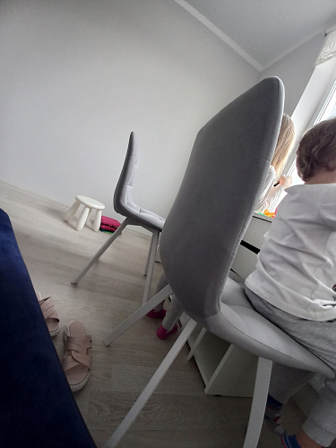 Стул Чилли 2 темно-серый  / черный фото покупателя 1424