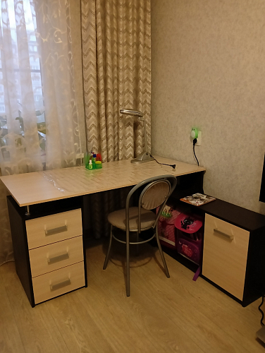 Стол компьютерный КС14 белый левый фото покупателя 1