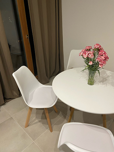 Деревянный стол Skandi 80 белый фото покупателя 3