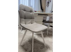 Стул на металлокаркасе Чилли горчичный / белый фото покупателя 83