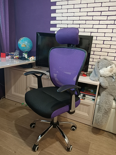 Компьютерное кресло Lody 1 серое / черное фото покупателя 19