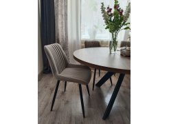 Стул на металлокаркасе Седа К крутящийся светло-серый  / белый фото покупателя 97