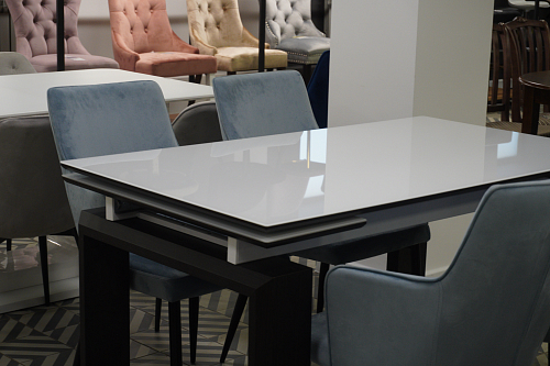 Стул на металлокаркасе Benza blue / black из шоурума 4