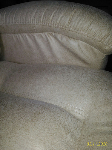 Компьютерное кресло Олимп ткань RICHIE белое фото покупателя 4