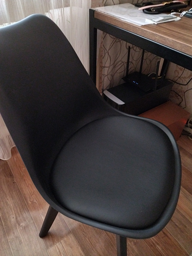 Деревянный стул Bonuss dark gray / black фото покупателя 107