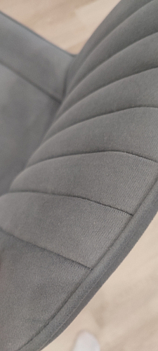 Стул на металлокаркасе Седа 360 К латте (velutto 08) / белый фото покупателя 177