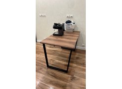 Стол Лота Лофт 140 25 мм юта / белый матовый фото покупателя 756