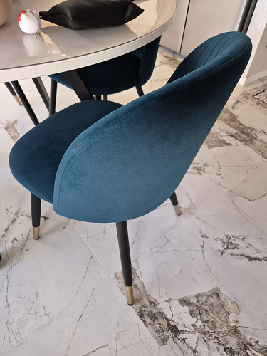 Стул на металлокаркасе Gabi 1 light purple / black фото покупателя 614