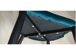 Стул на металлокаркасе Kora green / black фото покупателя 273