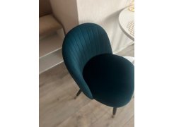 Стул на металлокаркасе Gabi blue / black фото покупателя 586