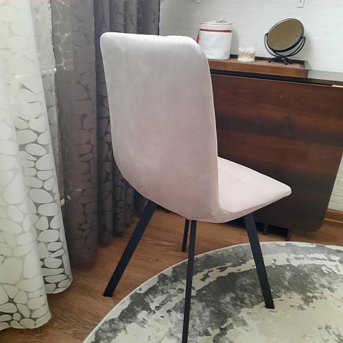 Комплект стульев Чилли 2 шт бежевый / черный фото покупателя 1379