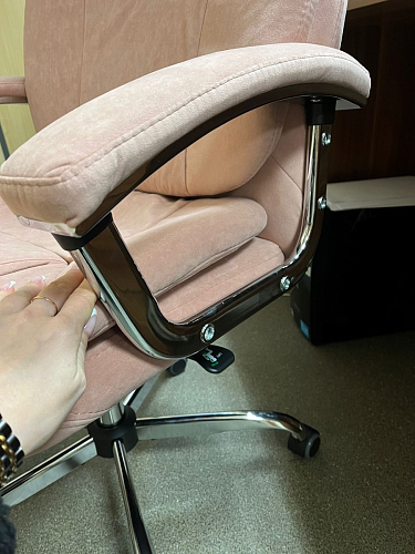 Компьютерное кресло Softy Lux розовое фото покупателя 37