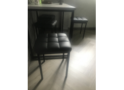 Табурет Байя рогожка графит / черный матовый фото покупателя 7