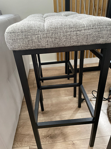 Барный стул Лофт катания минт / белый матовый фото покупателя 293