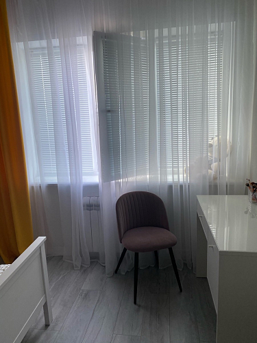 Стул на металлокаркасе Gabi 1 line light blue / black фото покупателя 145