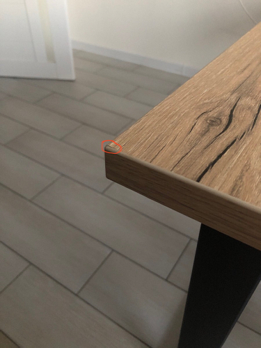 Стол Лота Лофт 120 32 мм бетон / черный матовый фото покупателя 45